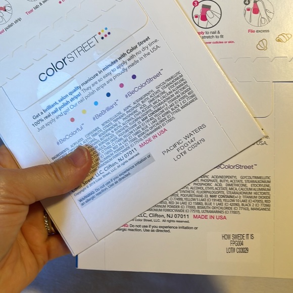 New in packages color Street nail polish strips manicure and pedicure - Picture 4 of 4